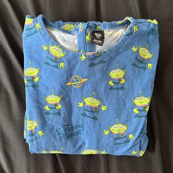 Toy Story 4 Pixar Pizza Planet Alien Stretchy Dress - Picture 9 of 9